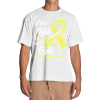 Childhood Cancer Awareness T  Shirt Childhood Cancer Awareness Her Fig Urban Heavy T-shirt | Artistshot