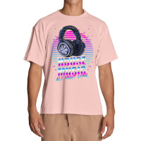 House Music All Night Long Emd Techno Bass Fan Headphones Dj T Shirt Urban Heavy T-shirt | Artistshot