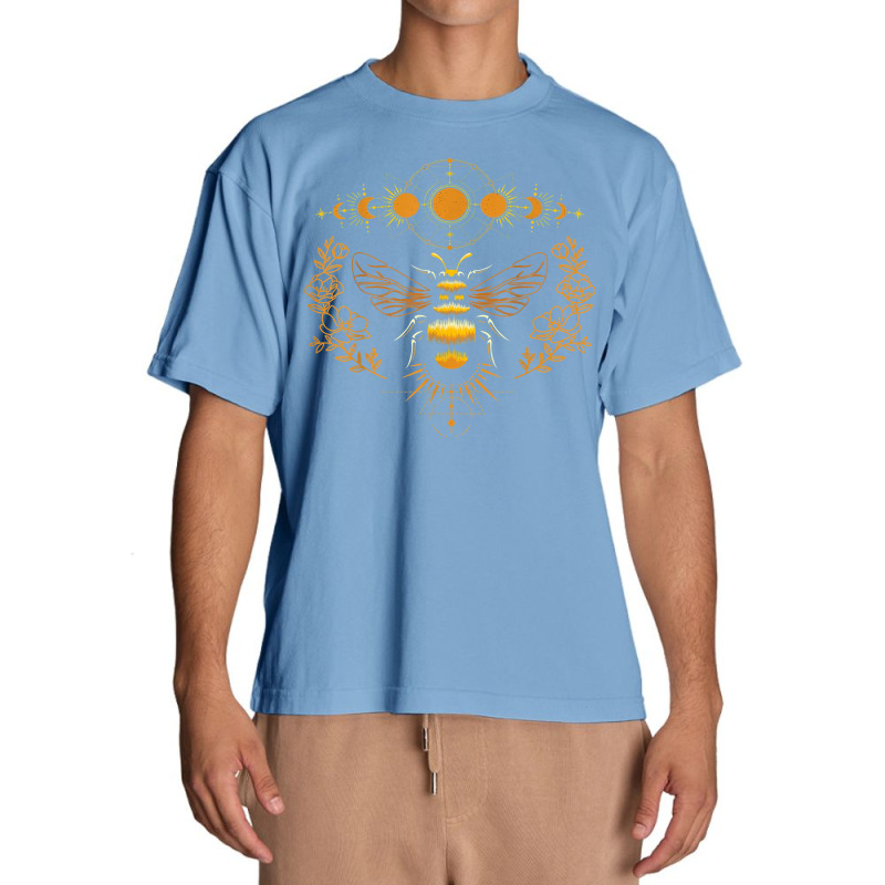 Honey Bee Moon Phases, Phases Of The Moon, Bees T Shirt Urban Heavy T-shirt | Artistshot