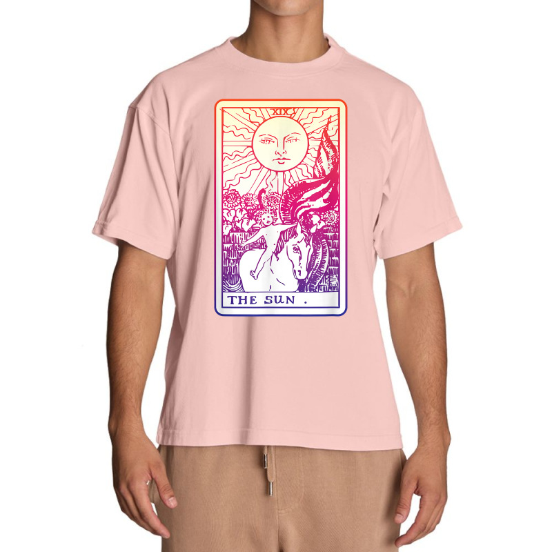 The Sun Tarot Card Witch Aesthetic Witchy Major Arcana T Shirt Urban Heavy T-shirt by oluwafemimccullers | Artistshot