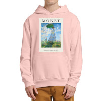 Claude Monet Woman With A Parasol Urban Pullover Hoodie | Artistshot