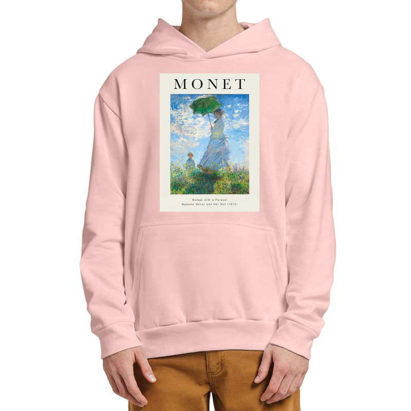 Claude Monet Woman With A Parasol Urban Pullover Hoodie by davenportkermit4 | Artistshot