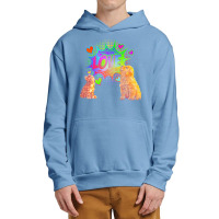 Colourful Pet Love T  Shirt Sharing The Loves T  Shirt Urban Pullover Hoodie | Artistshot