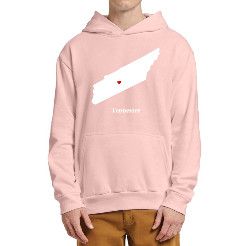 Tennessee Love Map Urban Pullover Hoodie | Artistshot