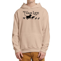 Farm Life Animal Urban Pullover Hoodie | Artistshot