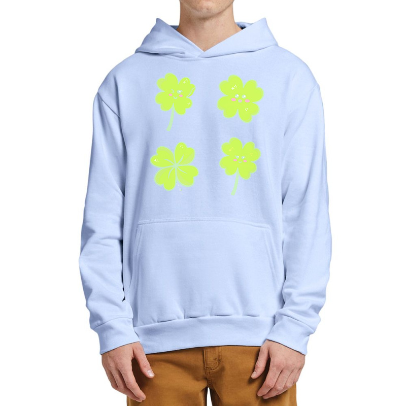 Kawaii Shamrock T  Shirt Kawaii Shamrock Four Leaf Clover Set T  Shirt Urban Pullover Hoodie | Artistshot