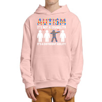 Autism Gift T  Shirt Autism It's Not A Disability It's A Different Abi Urban Pullover Hoodie | Artistshot