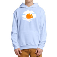 Sunset T  Shirt Sunset As Fried Egg Illustration T  Shirt Urban Pullover Hoodie | Artistshot