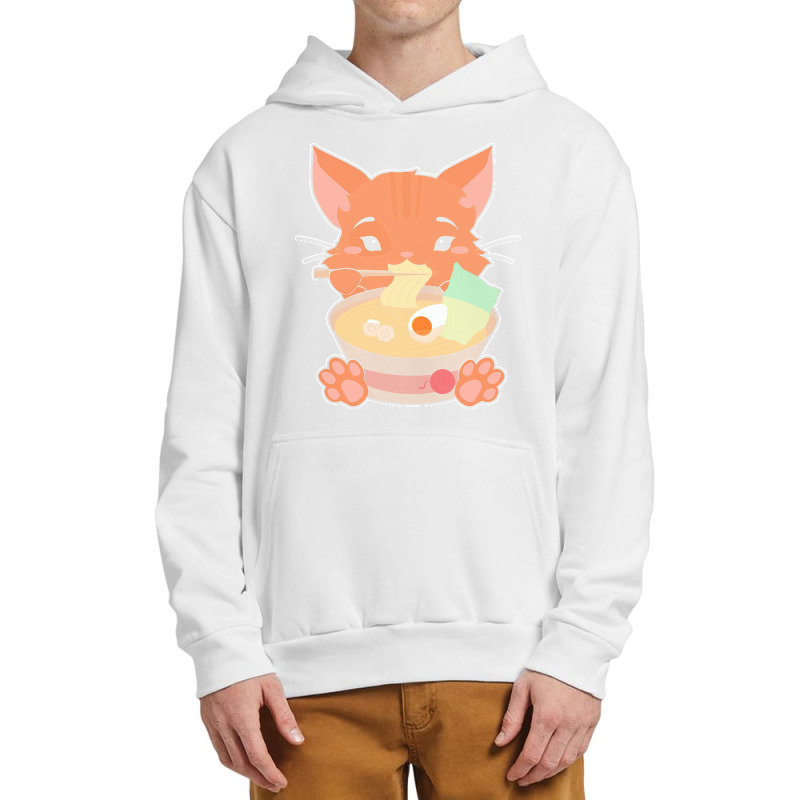 Japanese T  Shirt Anime Cute Cat Japanese Ramen Noodles Kawaii Gift De Urban Pullover Hoodie | Artistshot