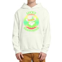 One Lucky Bartender T  Shirtone Lucky Bartender T  Shirt (1) Urban Pullover Hoodie | Artistshot