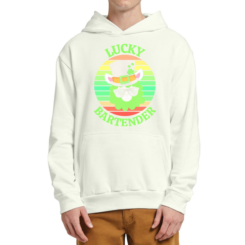 One Lucky Bartender T  Shirtone Lucky Bartender T  Shirt (1) Urban Pullover Hoodie | Artistshot