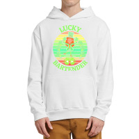 One Lucky Bartender T  Shirtone Lucky Bartender T  Shirt (3) Urban Pullover Hoodie | Artistshot