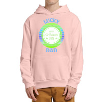 One Lucky Dad T  Shirtone Lucky Dad T  Shirt (4) Urban Pullover Hoodie | Artistshot