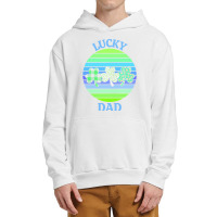 One Lucky Dad T  Shirtone Lucky Dad T  Shirt (6) Urban Pullover Hoodie | Artistshot