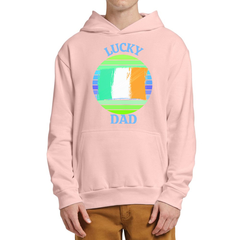 One Lucky Dad T  Shirtone Lucky Dad T  Shirt Urban Pullover Hoodie | Artistshot