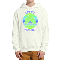 One Lucky Teacher T  Shirtone Lucky Teacher T  Shirt (1) Urban Pullover Hoodie | Artistshot