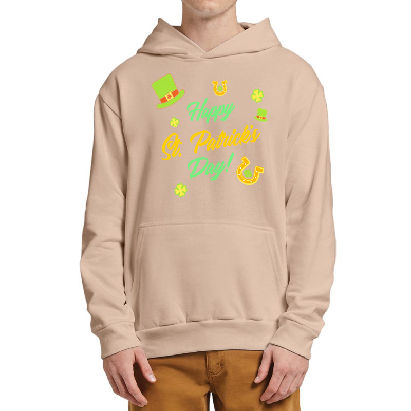 Saint Patricks Day T  Shirt Cute Leprechaun Shamrock Lucky Charm Happy Urban Pullover Hoodie | Artistshot