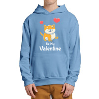 Shiba Inu Lovers T  Shirt Cute Shiba Inu Dog With Red Heart Be My Vale Urban Pullover Hoodie | Artistshot