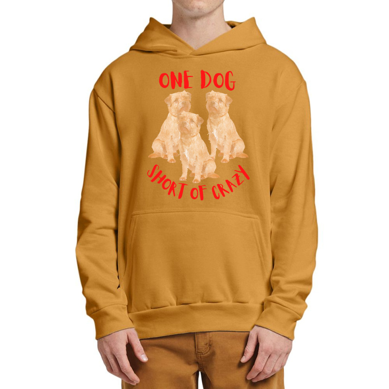 One Dog Short Of Crazy T  Shirtone Dog Short Of Crazy T  Shirt (1) Urban Pullover Hoodie | Artistshot