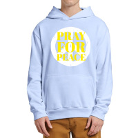 Pray For Peace Urban Pullover Hoodie | Artistshot