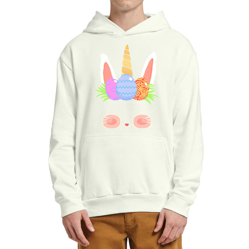 Easter Day T  Shirt Cute Easter Bunny Unicorn Eggs Gifts Kids Toddler Urban Pullover Hoodie by larmstrong437 | Artistshot