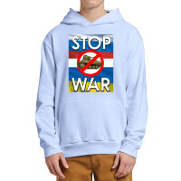 Russia Stop War Urban Pullover Hoodie | Artistshot