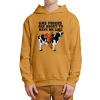 Funny Dairy Cow Gas Prices Urban Pullover Hoodie | Artistshot