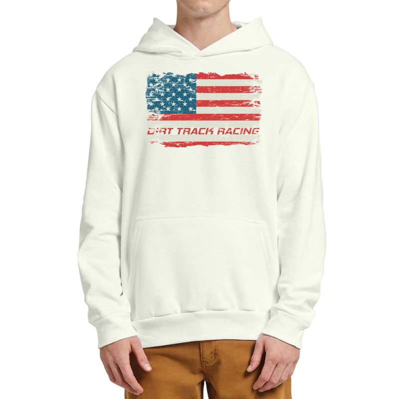 Dirt Track Racing American Flag Extreme Lover Urban Pullover Hoodie by SamsulArt | Artistshot