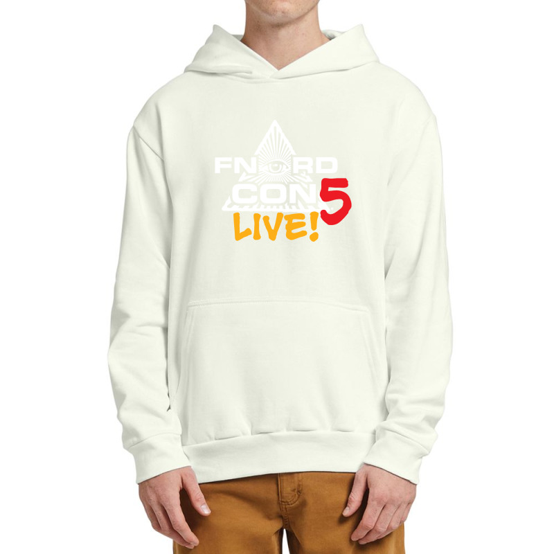 Fnordcon 5 Live! (white Letters) Urban Pullover Hoodie by larevanisa | Artistshot