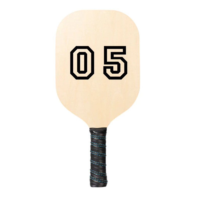 Number Zero Five   Number Five Pickleball Paddle by pagersuek | Artistshot