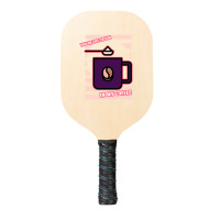 Valentines Day Coffee Cream Couple Love Pun Pickleball Paddle | Artistshot