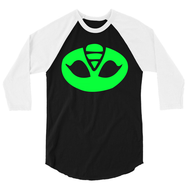 Pj Masks Gekko Symbol 3/4 Sleeve Shirt | Artistshot