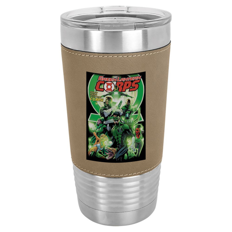 Green Lantern, Gl Corps Leatherette Tumbler | Artistshot