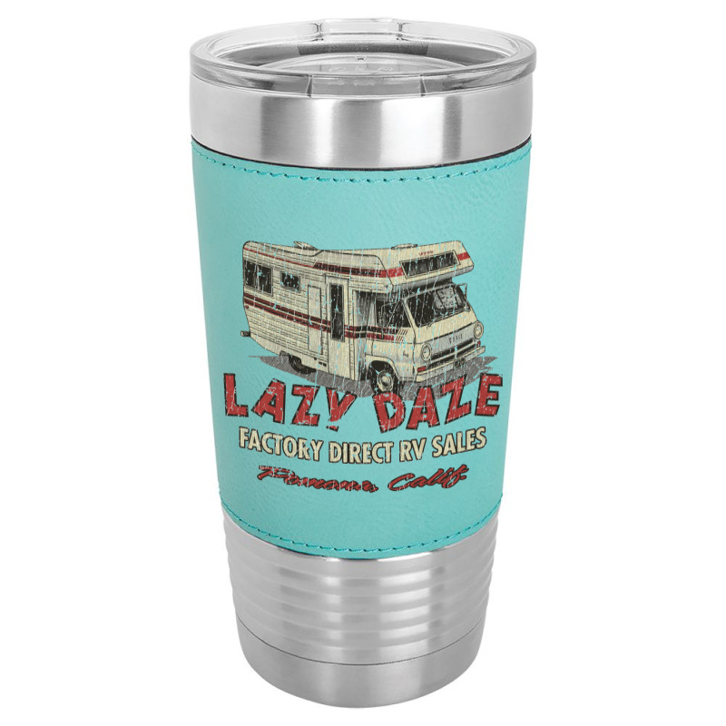 Lazy Daze 1956, Camping Leatherette Tumbler | Artistshot