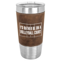 Volleyball Quotes Leatherette Tumbler | Artistshot