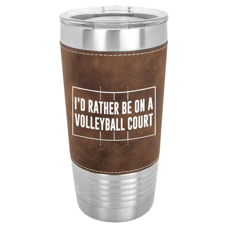 Volleyball Quotes Leatherette Tumbler | Artistshot