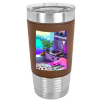 Vaporwave Aesthetic Leatherette Tumbler | Artistshot