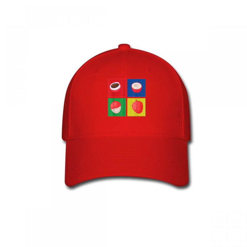 Retro Lychee Apparel Tropical Litchi Chinensis Fruit Lover T Shirt Baseball Cap | Artistshot