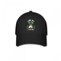 This Girl Loves Camping Rv Teardrop Trailer Camper Caravan Baseball Cap | Artistshot