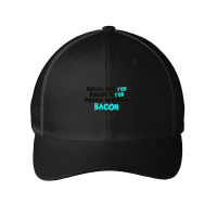 Bacon  Red Mesh Cap | Artistshot