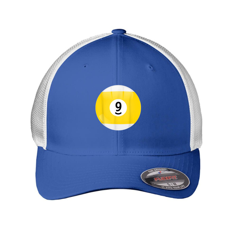 Number 9 Pool Ball Billiard Pool Ball Mesh Cap | Artistshot