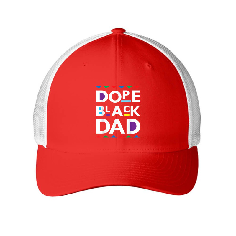 Dope Black Dad  Black History Gifdope Black Father Video Games Charact Mesh cap by RoyDesign | Artistshot