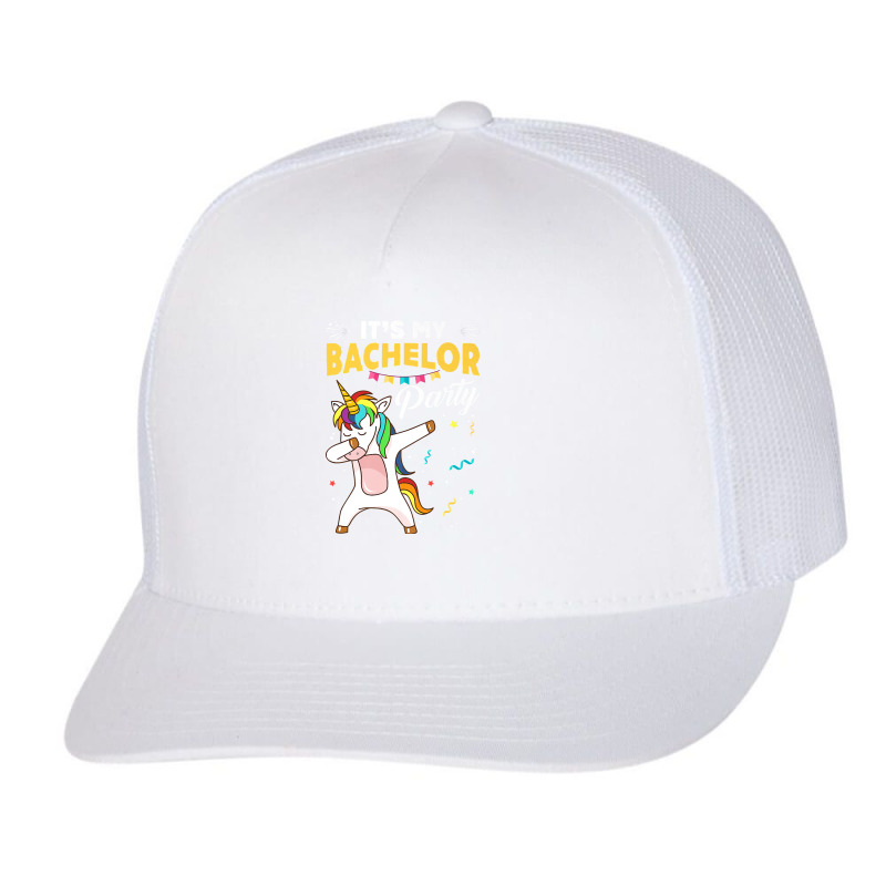 It's My Bachelor Party Unicorn Premium For Fans Trucker Cap | Artistshot