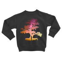 Bonsai Tree T  Shirt Bonsai Tree Milky Way Galaxy Design T  Shirt Toddler Sweatshirt | Artistshot