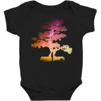 Bonsai Tree T  Shirt Bonsai Tree Milky Way Galaxy Design T  Shirt Baby Bodysuit | Artistshot