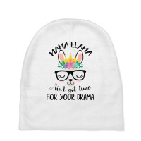 Nurse Llama Ain't Got Time For Your Drama Baby Beanies | Artistshot