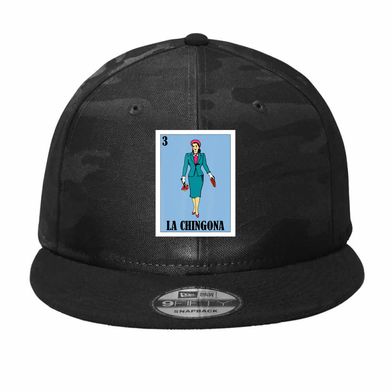 La Chingona Lottery Camo Snapback by ardylanda | Artistshot