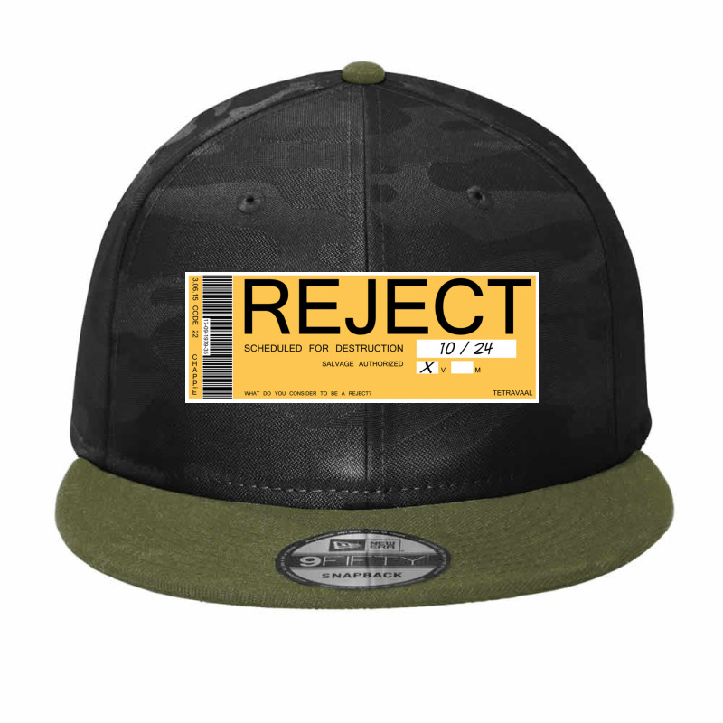 Chappie Reject Camo Snapback | Artistshot