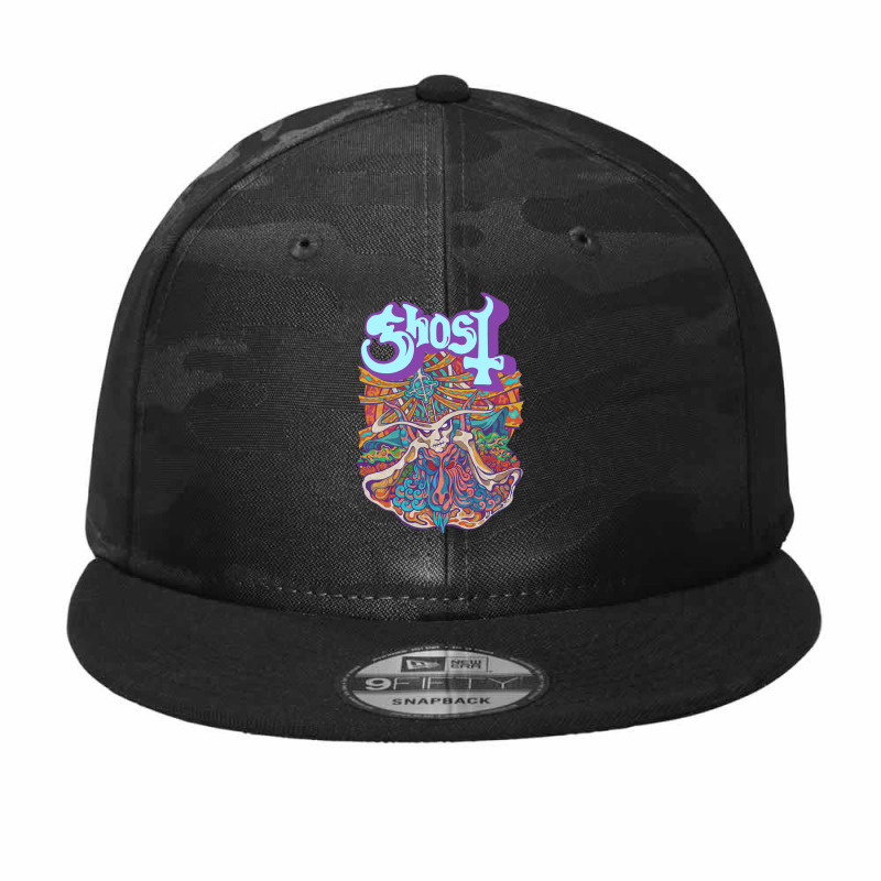 Ghost   Seven Inches Of Satanic Panic Pullover Hoodie Camo Snapback by nyxexaelaewe7 | Artistshot