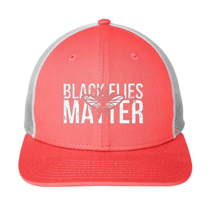 Black Flies Matter Snapback Trucker Cap | Artistshot